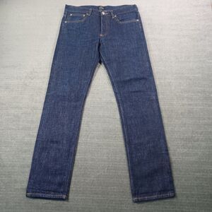 A.P.C. Men's Skinny Jeans — Deep Indigo Denim